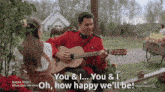 Wcth Hearties Nathan Allie Sing Guitar You And I Oh How Happy We'Ll Be GIF - Wcth Hearties Nathan Allie Sing Guitar You And I Oh How Happy We'Ll Be Grantusasong Season Eleven Grantusafamily GIFs
