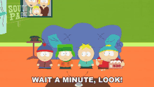 Wait A Minute Look Eric Cartman GIF - Wait A Minute Look Eric Cartman Kyle Broflovski GIFs