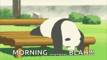 Morning Blah GIF - Morning Blah Panda GIFs