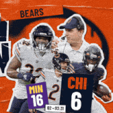 Chicago Bears (6) Vs. Minnesota Vikings (16) Second Quarter GIF - Nfl National Football League Football League GIFs