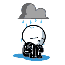 sad lonely raining sorrow pain