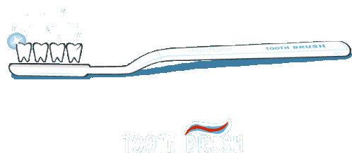 Downsign Tooth Brush Sticker - Downsign Tooth Brush Brush Stickers