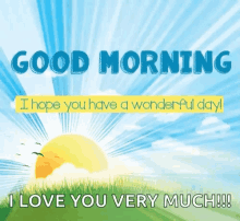 I Love You Very Much Good Morning GIF - I Love You Very Much Good Morning Goodday GIFs
