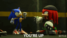 Youre Up Sonic The Hedgehog GIF - Youre Up Sonic The Hedgehog Sonic Prime GIFs