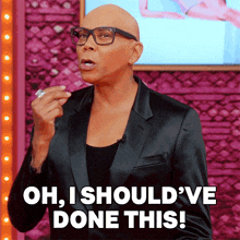 Oh I Should'Ve Done This Rupaul GIF - Oh I Should'Ve Done This Rupaul Rupaul’s Drag Race All Stars GIFs