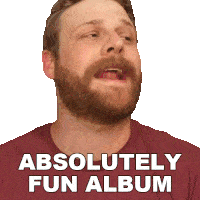 Absolutely Fun Album Grady Smith Sticker - Absolutely Fun Album Grady Smith Very Entertaining Album Stickers