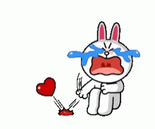Cony Cry For You Sad And Sad To Cry Crying Cony GIF - Cony Cry For You Sad And Sad To Cry Crying Cony GIFs