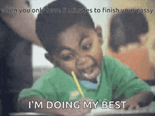 School Only5minutes To Finish GIF - School Only5minutes To Finish Essay GIFs