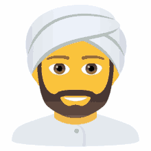 man wearing turban people joypixels headwear muslim