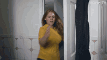 Close Door Shocked GIF - Close Door Shocked Hide GIFs