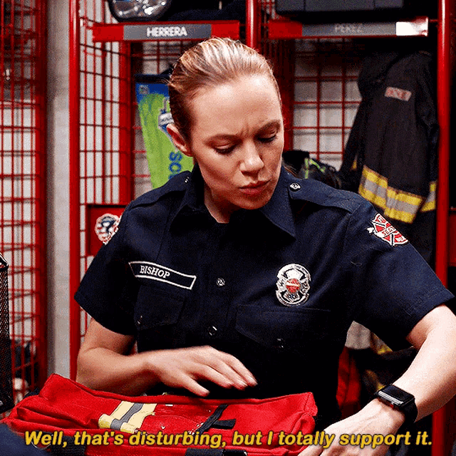 Station19 Maya Bishop GIF - Station19 Maya Bishop Well Thats Disturbing -  Discover & Share GIFs