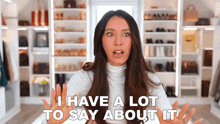 I Have A Lot To Say About It Shea Whitney GIF - I Have A Lot To Say About It Shea Whitney I Have Much To Express About It GIFs
