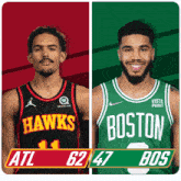 Atlanta Hawks (62) Vs. Boston Celtics (47) Half-time Break GIF - Nba Basketball Nba 2021 GIFs
