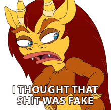 i thought that shit was fake connie the hormone monstress big mouth i thought it wasnt real i thought it was just fictional