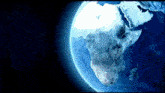 a picture of the earth from space shows the middle east and africa