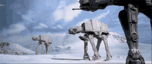 At-at Walkers - Star Wars GIF - Star Wars Empire Strikes Back Hoth GIFs