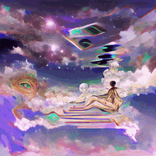 the astral plane virtualdream art ai nft