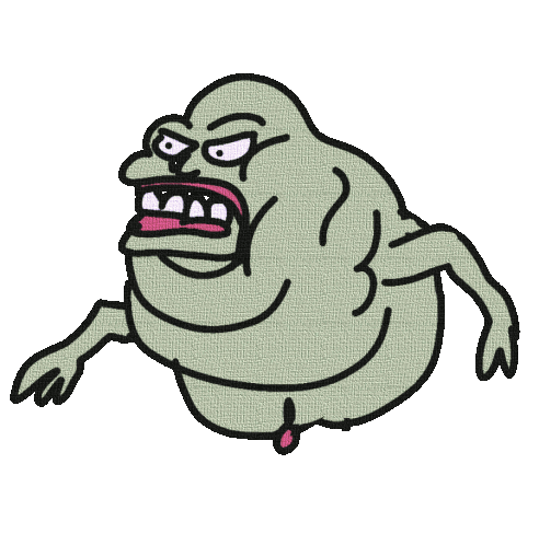 Slimer Ghostbusters Sticker - Slimer Ghostbusters Hate Stickers