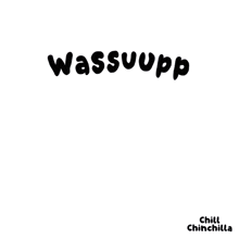 a cartoon drawing of a mouse with the word wassuuupp written above it