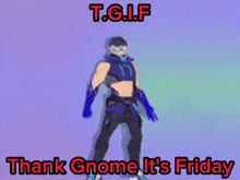 Tgif Thank Gnome Its Friday GIF
