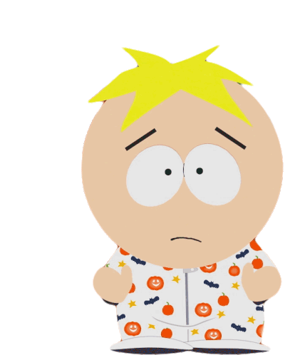 Anxious Butters Stotch Sticker - Anxious Butters Stotch South Park Stickers