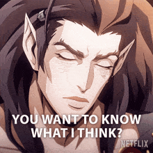You Want To Know What I Think Striga GIF - You Want To Know What I Think Striga Castlevania GIFs