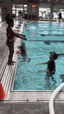 Swimming Distantly GIF - Swimming Distantly Pool GIFs