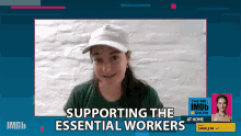 Supporting The Essential Workers Shailene Woodley GIF - Supporting The Essential Workers Shailene Woodley The Imdb Show GIFs