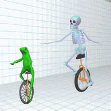 Datboi Skeleton GIF - Datboi Skeleton Unicycle GIFs