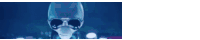 a close up of an alien wearing sunglasses and a mask .