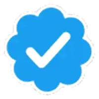 a blue circle with a check mark and the words certified by seniors