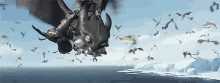 Mouth Full Of Fish - How To Train Your Dragon GIF
