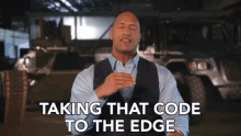 Taking That Code To The Edge Explaining GIF - Taking That Code To The Edge Explaining Serious GIFs