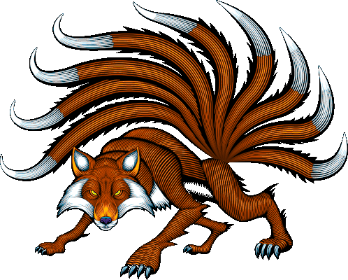 naruto as the nine tailed fox