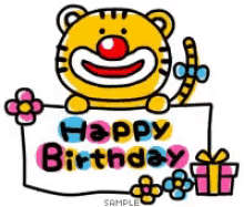 Happy Birthday Tiger GIF - Happy Birthday Tiger GIFs
