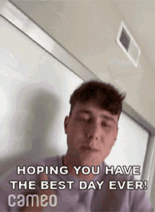 Hoping You Have The Best Day Ever Harry Jowsey GIF - Hoping You Have The Best Day Ever Harry Jowsey Cameo GIFs
