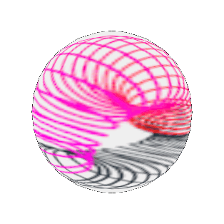 Slinky Ball Sticker - Slinky Ball Pink Stickers