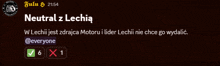 a screenshot of a text that says neutral z lechia on it
