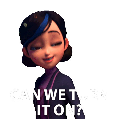 Can We Turn It On Claire Nuñez Sticker - Can We Turn It On Claire Nuñez Trollhunters Tales Of Arcadia Stickers
