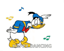 Donald Duck Dance GIF - Donald Duck Dance Happy GIFs