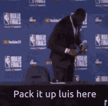 Pack It Up Luis GIF - Pack It Up Luis GIFs