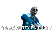 Ta De Party En Party Daddy Yankee Sticker - Ta De Party En Party Daddy Yankee Relacion Stickers