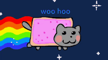 Cat Nyan Cat GIF - Cat Nyan Cat Rainbow GIFs