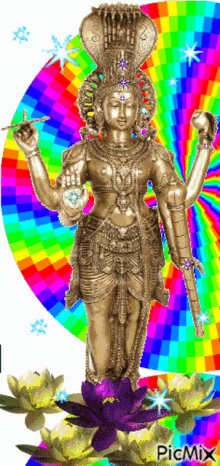 Vishnu Beautiful Hindu God GIF - Vishnu Beautiful Hindu God Amazing Hindu God GIFs