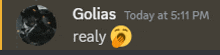 golias today at 5:11 pm really laughed