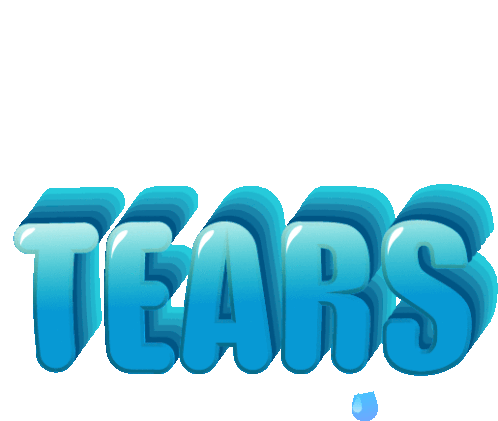 Tears Crying Sticker - Tears Crying Sad Stickers