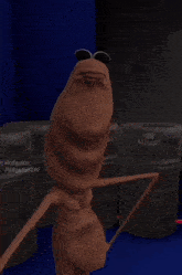 a cartoon character with the name badinky on the bottom