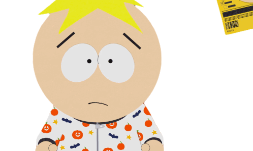 Youve Been Fined Butters Stotch Sticker - Youve Been Fined Butters Stotch South Park Stickers