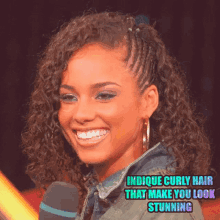 Indiqye Curly Hair Hair GIF - Indiqye Curly Hair Hair Hair Flip GIFs