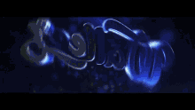 a close up of a person 's hand with a blue light coming out of it
